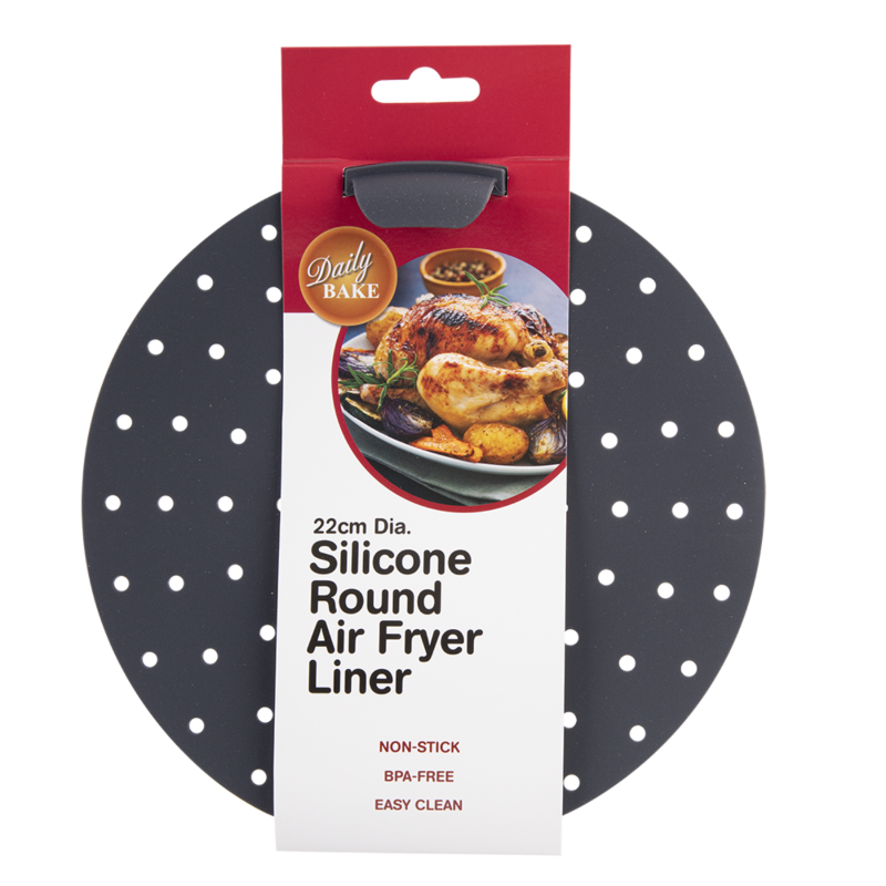 Silicone Air Fryer Liner Round Adventure Snacks
