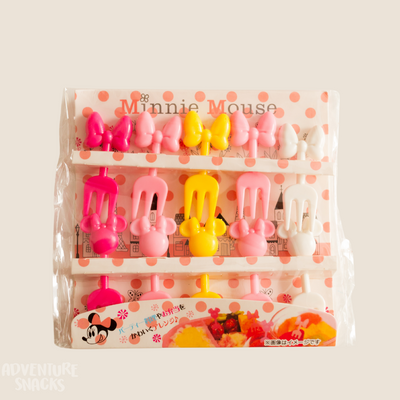Minnie Food Pick Forks