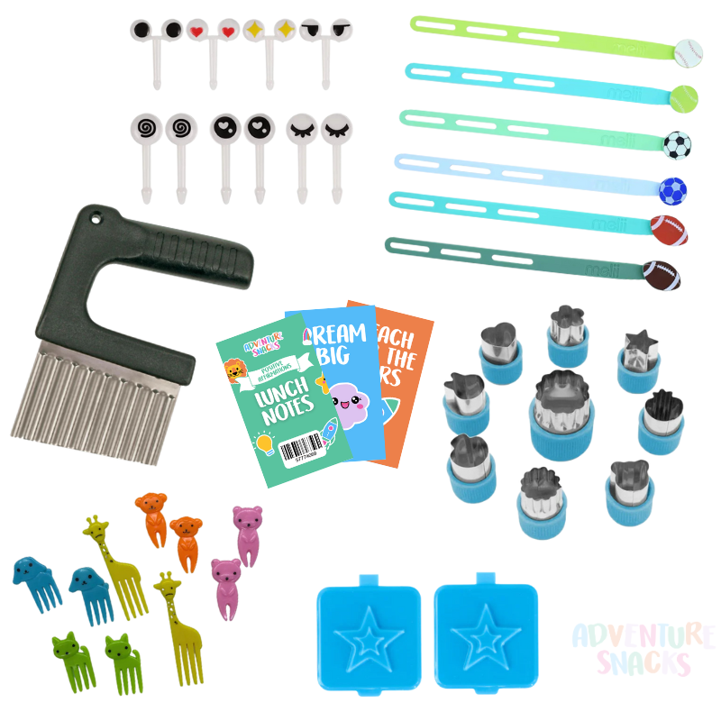 The Ultimate Lunch Box Accessories Bundle - Blue