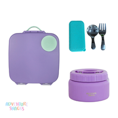 b.box Wholefoods & Food Jar Bundle - Purple