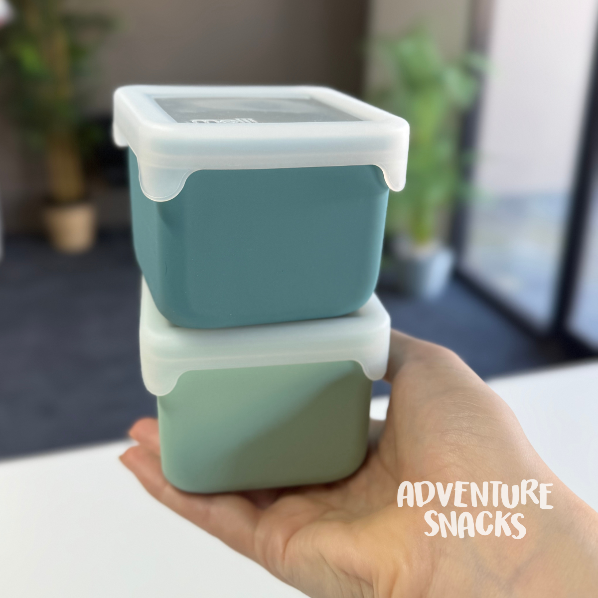 Melii Silicone Snack Container - 2 Pack