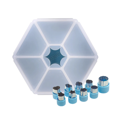 Melii Hexagon Snackle Box and Veg Cutter Bundle