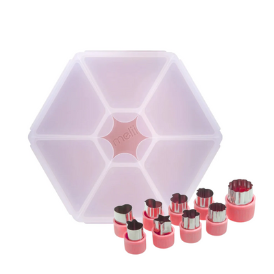Melii Hexagon Snackle Box and Veg Cutter Bundle