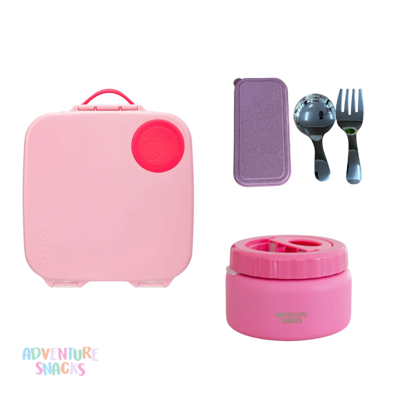 b.box Wholefoods & Food Jar Bundle - Pink