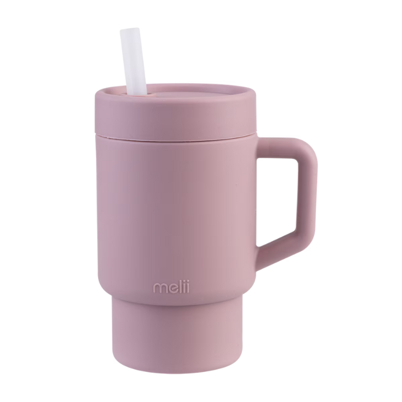 Melii silicone tumbler - 265ml - pink