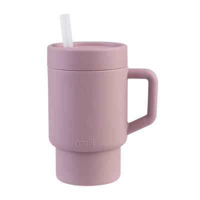 Melii silicone tumbler - 265ml - pink