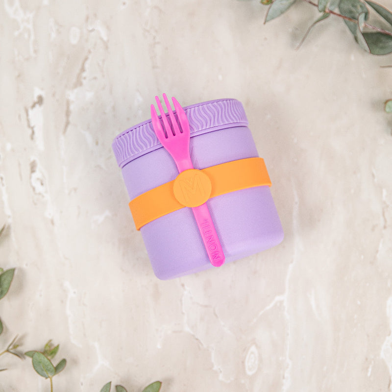 MontiiCo food jar bundle- lilac