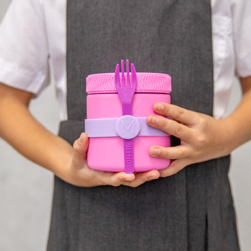 MontiiCo silicone cutlery band- lilac