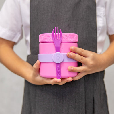 MontiiCo silicone cutlery band- lilac