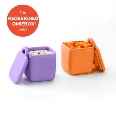 OmieBox V2 Silicone Dip Containers - 2 Pack