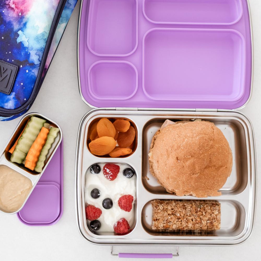 Adventure Snacks Stainless Steel Lunch Box - 4 Compartment