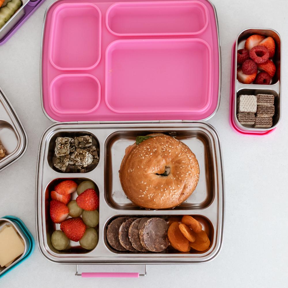 Adventure Snacks Stainless Steel Lunch Box - 4 Compartment