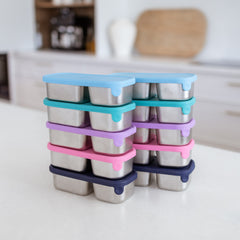 Adventure Snacks Stainless Steel Mini Snack Box - 10 Pack - Mixed Pack