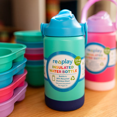 RePlay Recycled Insulated Water Bottle - 355ml