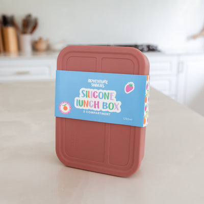 Adventure Snacks 5 compartment Silicone Bento Lunchbox