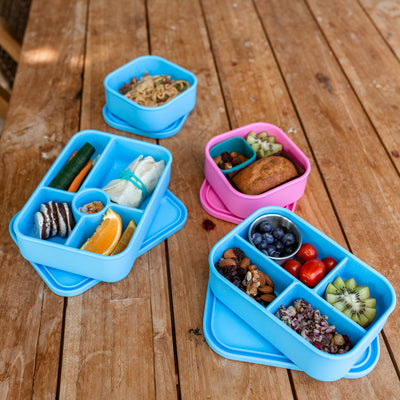 Adventure Snacks Silicone Bento Lunchbox 4 compartment