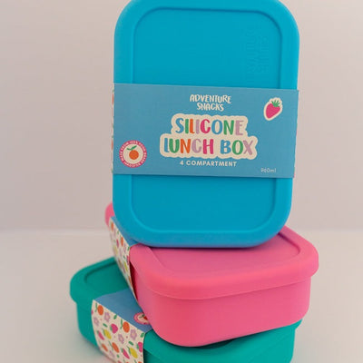 Adventure Snacks Silicone Bento Lunchbox 4 compartment