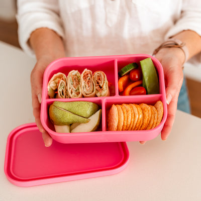 Adventure Snacks Silicone Bento Lunchbox - 4 Compartment