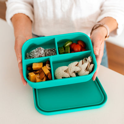 Adventure Snacks Silicone Bento Lunchbox - 4 Compartment