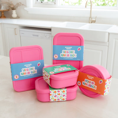 Adventure Snacks Silicone Bundle - Flamingo Pink