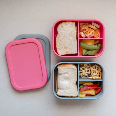 Adventure Snacks Silicone Bento Lunchbox 3 compartment