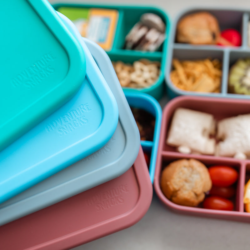 Adventure Snacks Silicone Bento Lunchbox 4 compartment