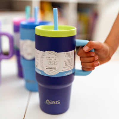 Oasis Junior Commuter Tumblers- peacock blue