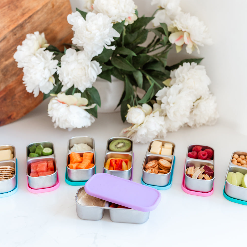 Snack Box Single Adventure Snacks Stainless Steel Snack Box - 8 Pack - Mixed Set
