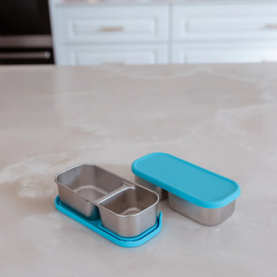 Adventure Snacks Stainless Steel Snack Box - 4 Pack - Green & Blue [PRE-ORDER]