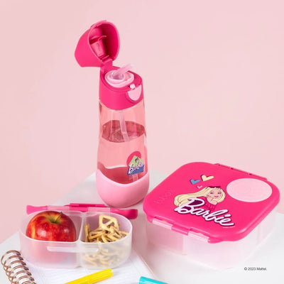 b.box tritan drink bottle 600ml- Barbie