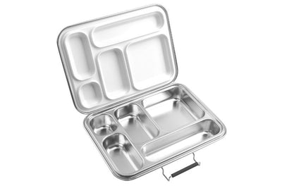 Ecococoon Leak Proof Stainless Steel Bento Lunch Box - 5 Compartments