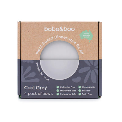 Bobo&Boo Large plant base bowl set- cool grey