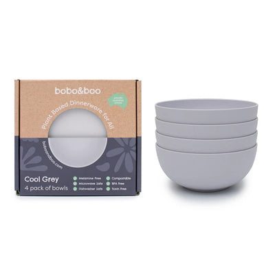 Bobo&Boo Large plant base bowl set- cool grey