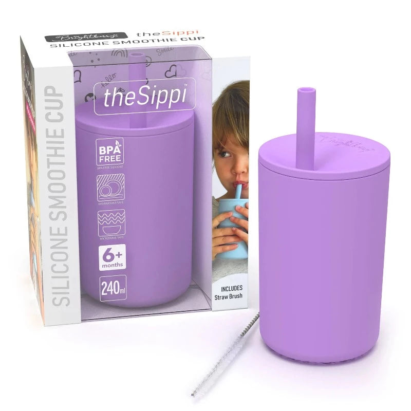 Brightberry Silicone Smoothie Cup- Lilac