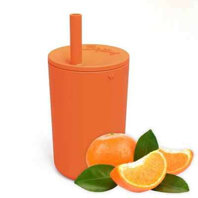 Brightberry silicone smoothie cup- tangerine