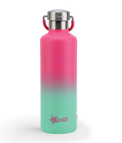 Cheeki 600ml stainless steel bottle- watermelon