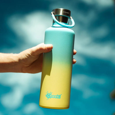 Cheeki 600ml stainless steel bottle sunrise