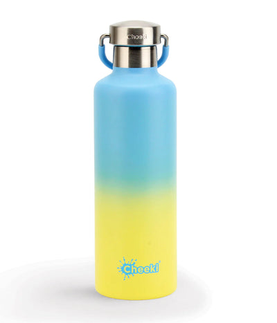 Cheeki 600ml stainless steel bottle- sunrise