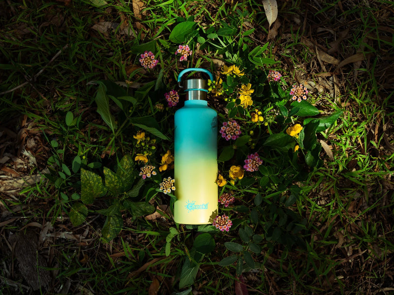 Cheeki 600ml stainless steel bottle- sunrise