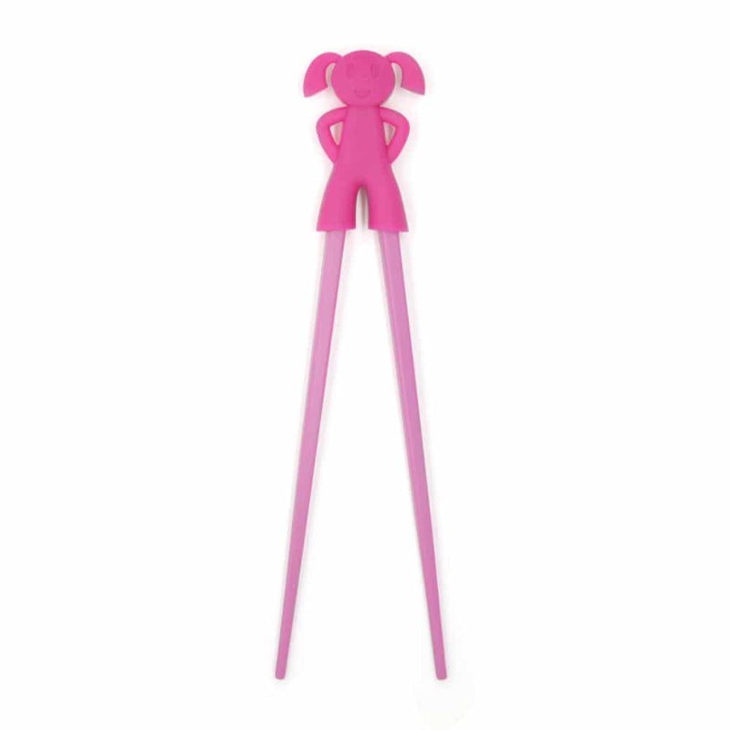 Children's beginner chopsticks- pink