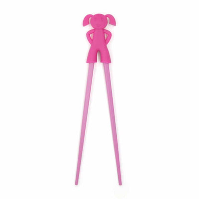 Children's beginner chopsticks- pink