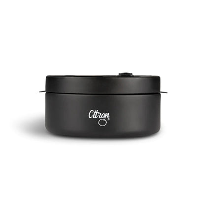 Citron large food jar- black