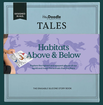 HeyDoodle Reusable Tales - Habitats Above & Below