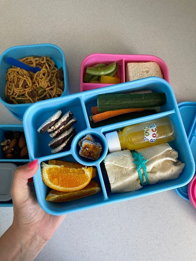 Adventure Snacks 5 compartment Silicone Bento Lunchbox