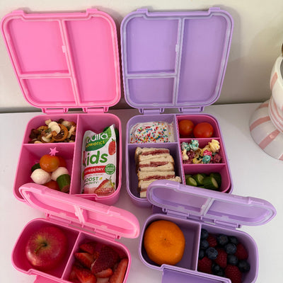 MontiiCo Bite Lunchbox- floss & lilac