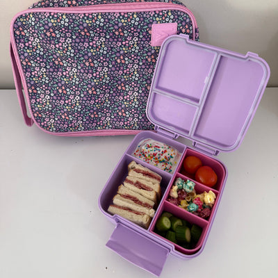 MontiiCo Bite Lunchbox- lilac