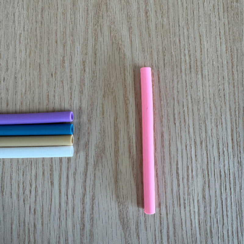 Adventure Snacks Babycino cup straw- pink