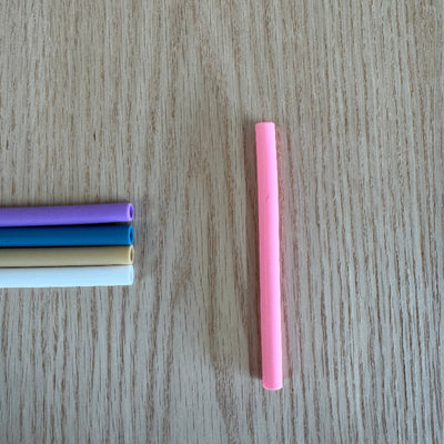 Adventure Snacks Babycino cup straw- pink