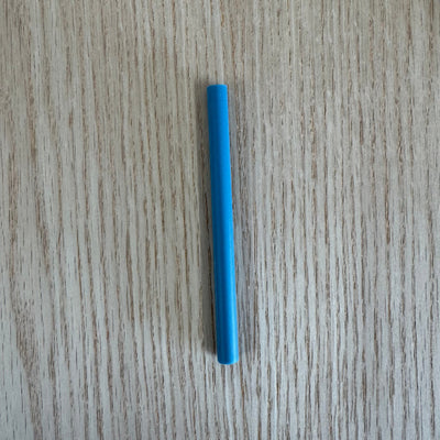 Adventure Snacks Babycino cup straw- blue
