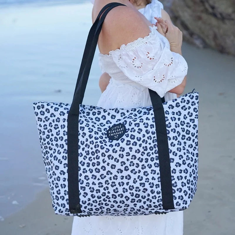 Little Renegade Company Tote- Snow Leopard